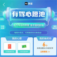 有驾app心愿池，许愿百万车品任你拿，拿不到可折现